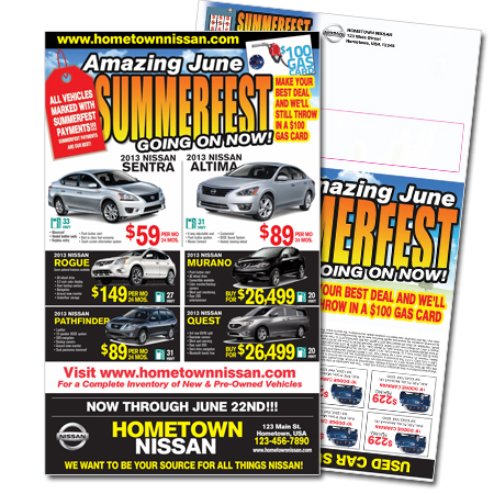 Automotive Direct Mail from Premium Productions