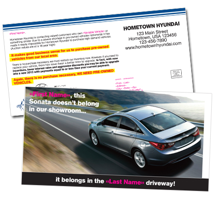 Automotive Direct Mailer